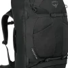 Osprey Farpoint 80 Matkailurinkka, Musta