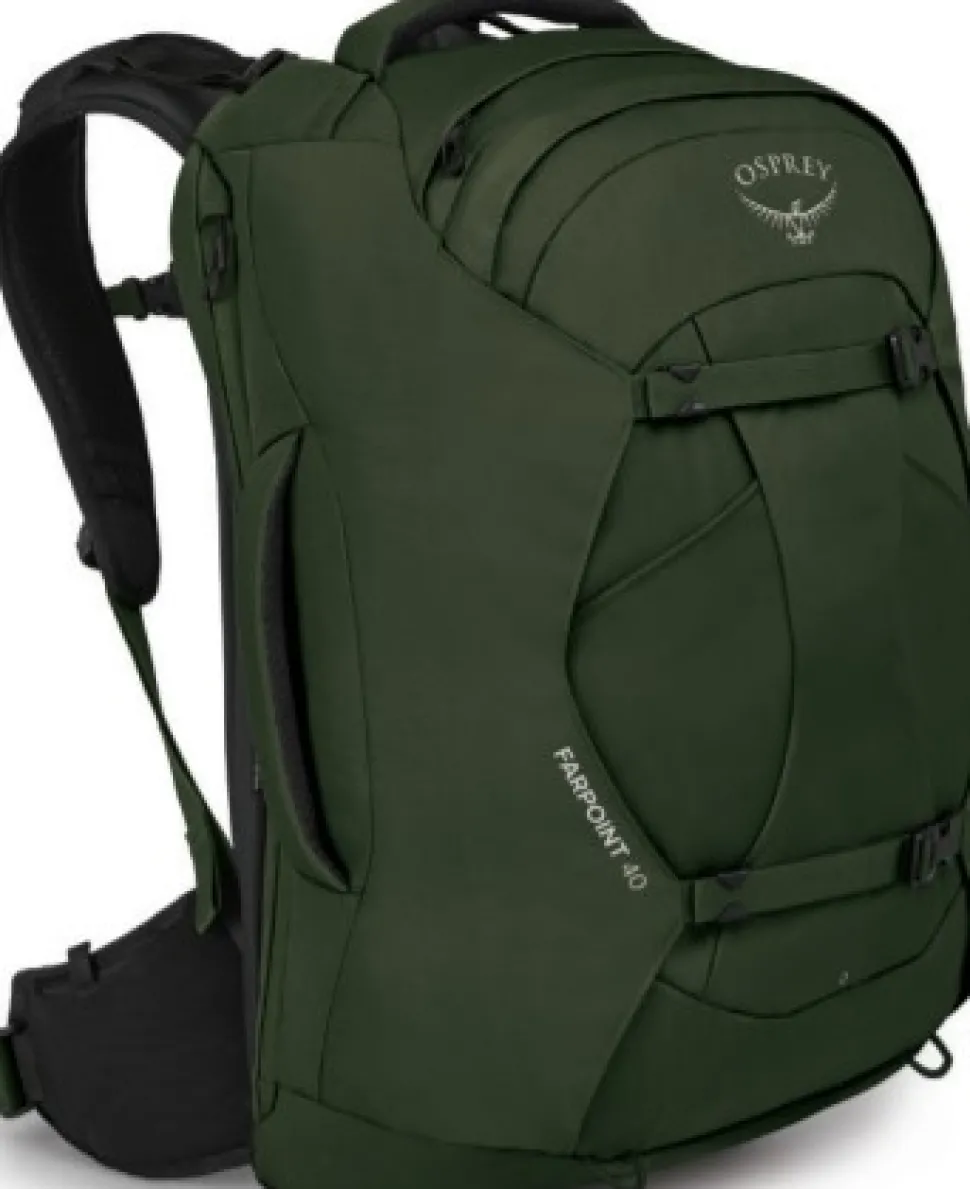 Osprey Farpoint 40 Matkailurinkka, Vihrea