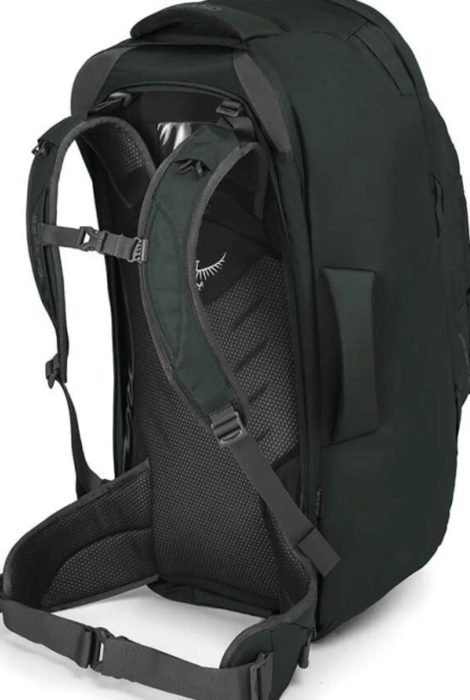 Osprey Farpoint 70 Matkailurinkka, Musta