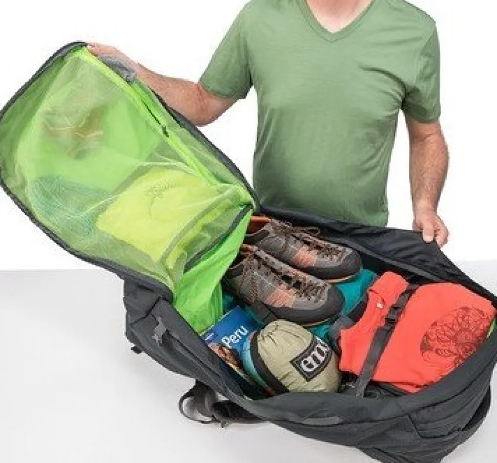 Osprey Farpoint 80 Matkailurinkka, Musta