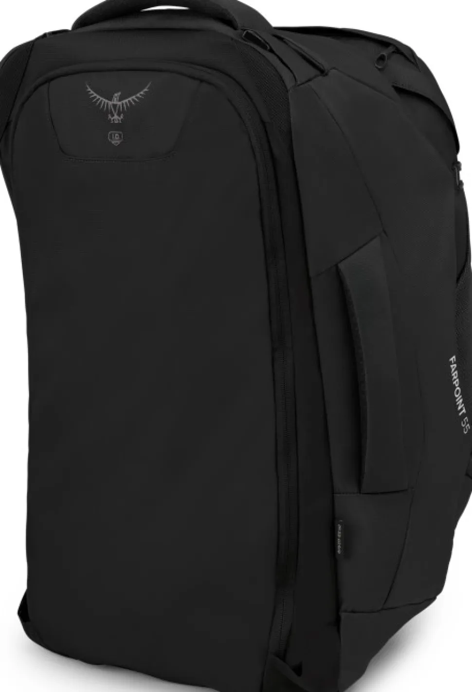 Osprey Farpoint 55 Matkailurinkka, Musta
