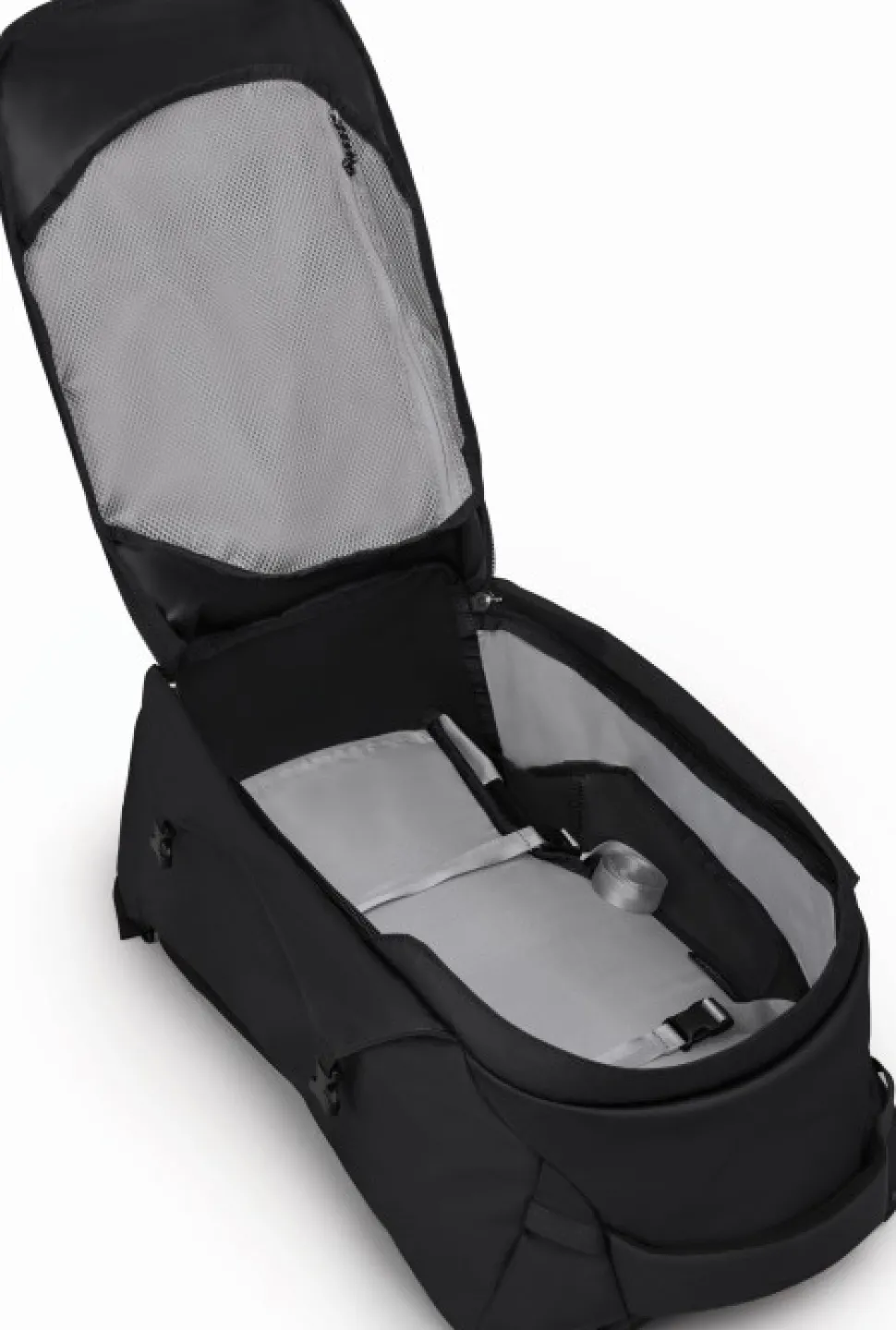 Osprey Farpoint 55 Matkailurinkka, Musta