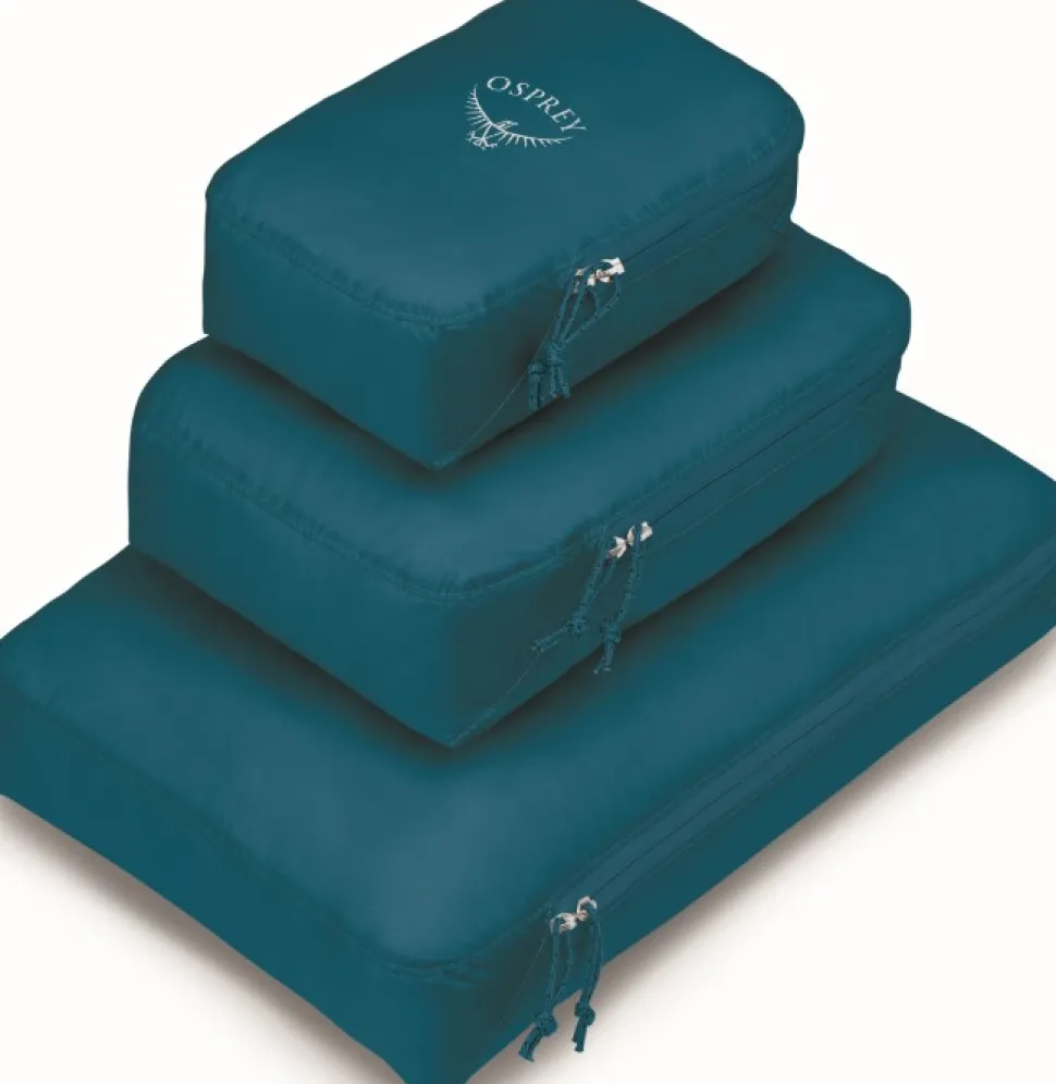 Osprey Packing Cube Set Pakkauskuutiot, 3 Kpl, Petrooli