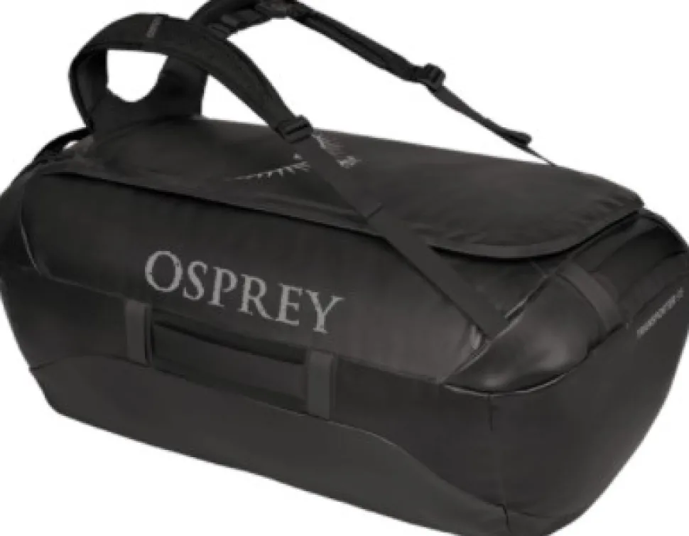 Osprey Transporter 120 Varustekassi Kantosysteemilla, Musta