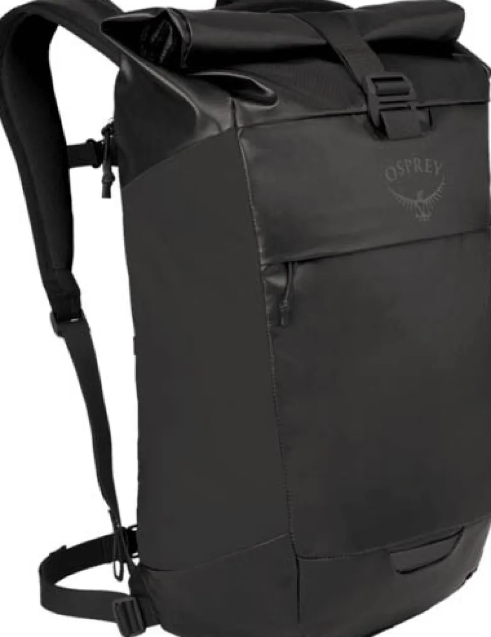Osprey Transporter Roll Top Reppu, Musta