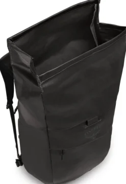 Osprey Transporter Roll Top Reppu, Musta