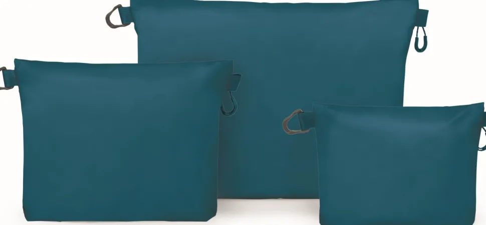 Osprey Zipper Sack Set Pakkauspussit, 3 Kpl, Petrooli
