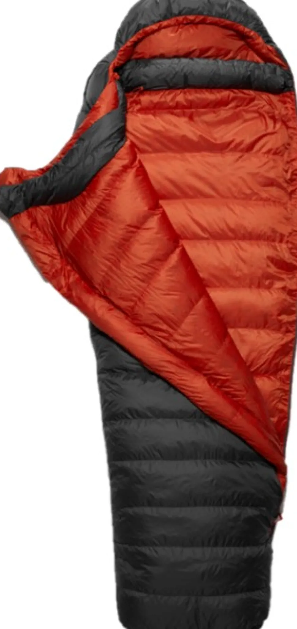 Rab Ascent 500 Left Zip -5°C Untuvamakuupussi, Pitka Malli, Graphene Unisex