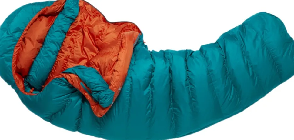 Rab Ascent 500 Untuvamakuupussi, Naisten Malli, -5°C Marina Blue