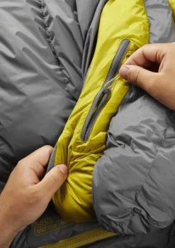 Rab Ascent Pro 400 Untuvamakuupussi, Pitka Malli, Granite