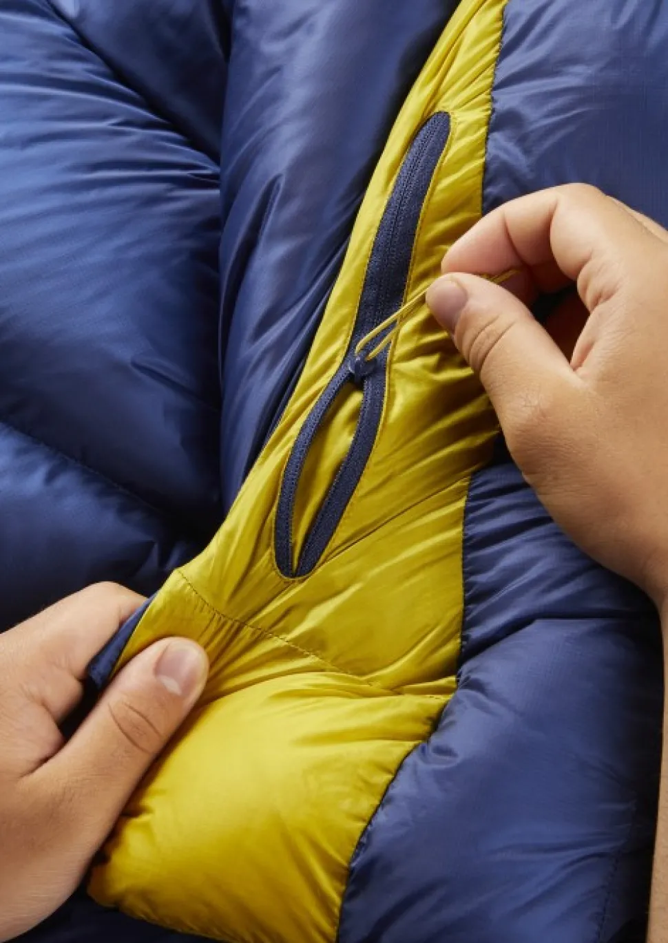 Rab Neutrino 800 Untuvamakuupussi, Left Zip Long, -22°C Nightfall Blue