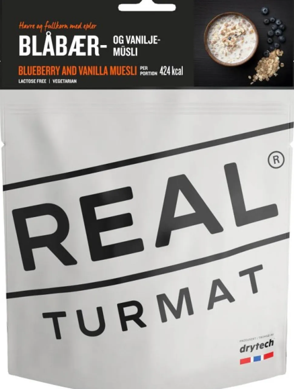 Real Turmat Mustikkamysli Vaniljalla