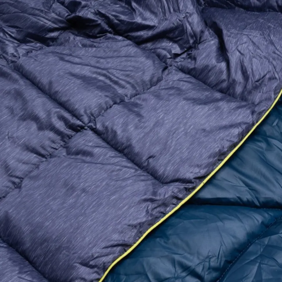 Rumpl Nanoloft Puffy Kahden Hengen Retkeilypeitto, Petrooli/Harmaa