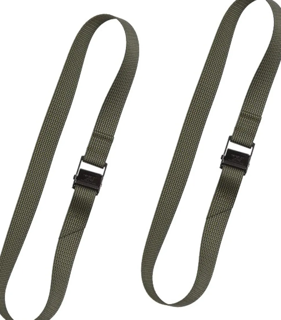 Savotta Pack Straps Cam Buckle 80 Cm Pakkaushihnat 2 Kpl, Vihrea