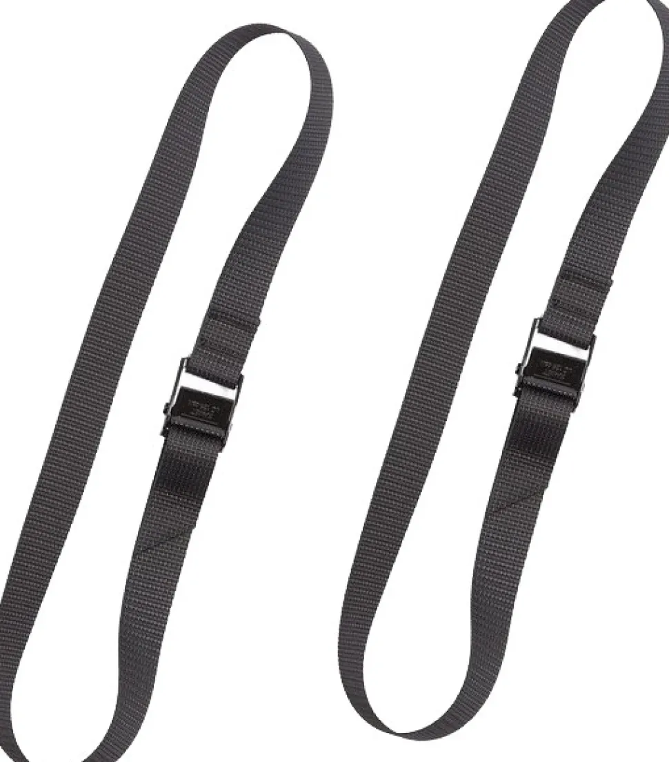 Savotta Pack Straps Cam Buckle 80 Cm Pakkaushihnat 2 Kpl, Musta