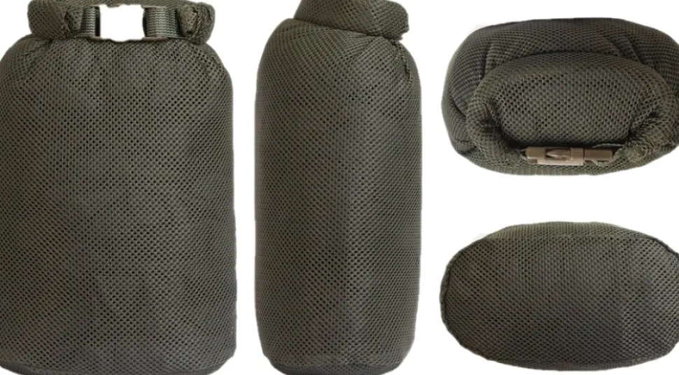 Savotta Rolltop Stuffsack Mesh Pakkauspussi, 20L, Vihrea