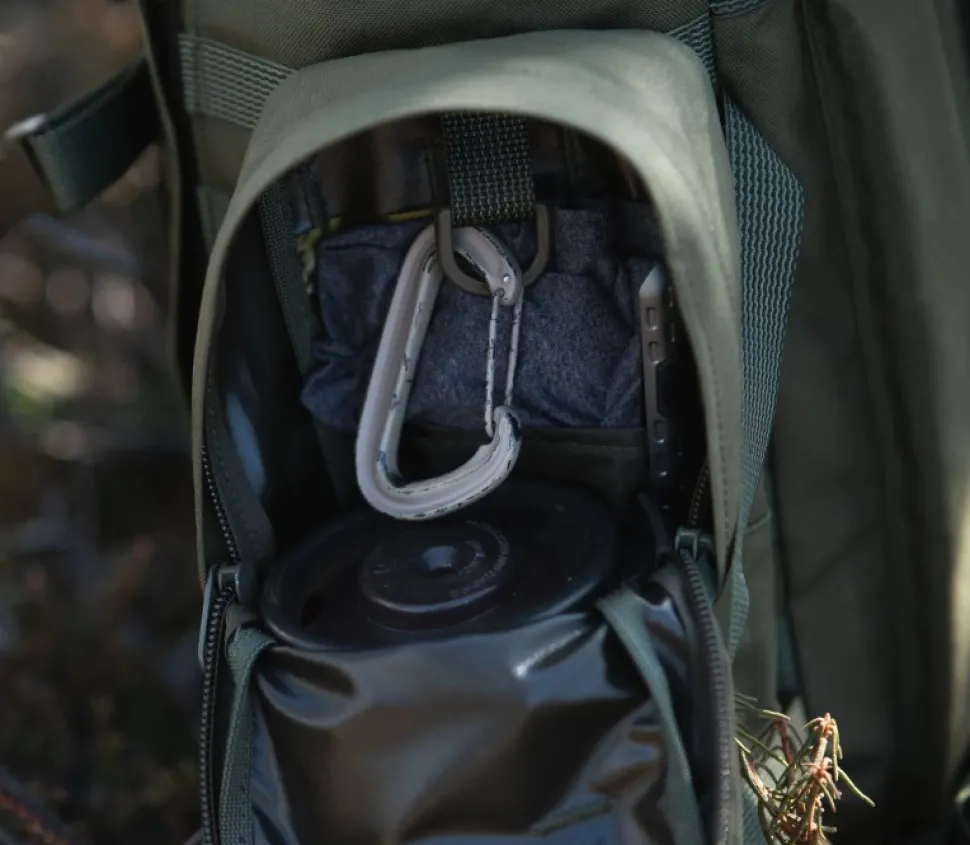 Savotta Side Pouch Sivutasku, 4 L, Ruskea