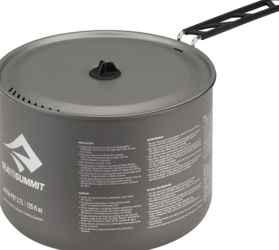 Sea To Summit Alpha Pot Kestava Ja Kevyt Kattila, 3,7 L