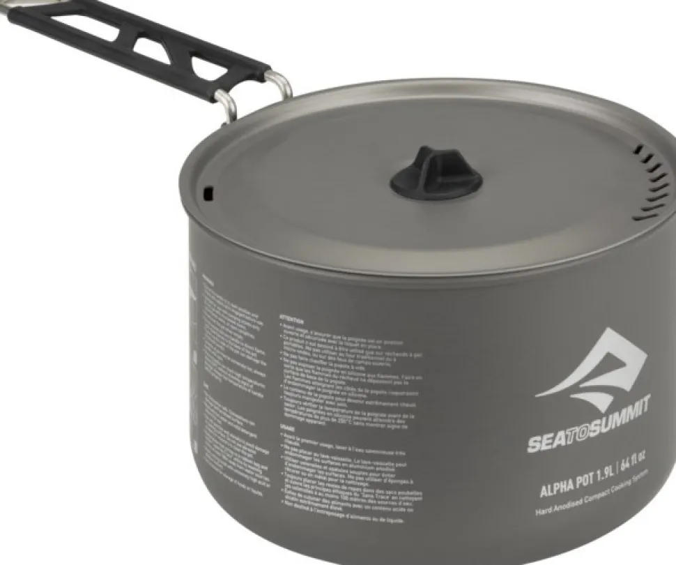 Sea To Summit Alpha Pot Kestava Ja Kevyt Kattila, 1,9 L