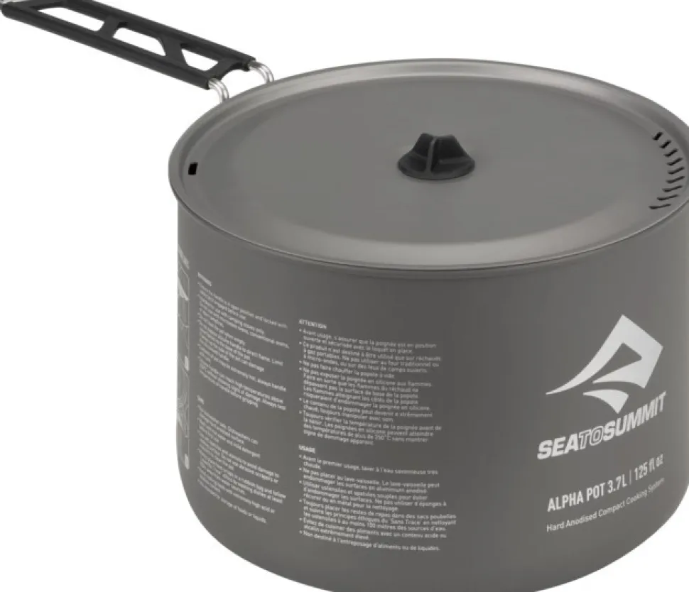 Sea To Summit Alpha Pot Kestava Ja Kevyt Kattila, 3,7 L