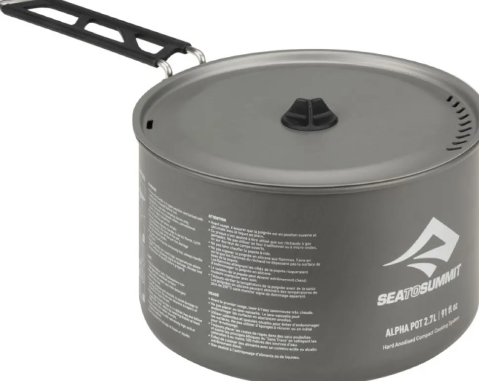 Sea To Summit Alpha Pot Kestava Ja Kevyt Kattila, 2,7 L