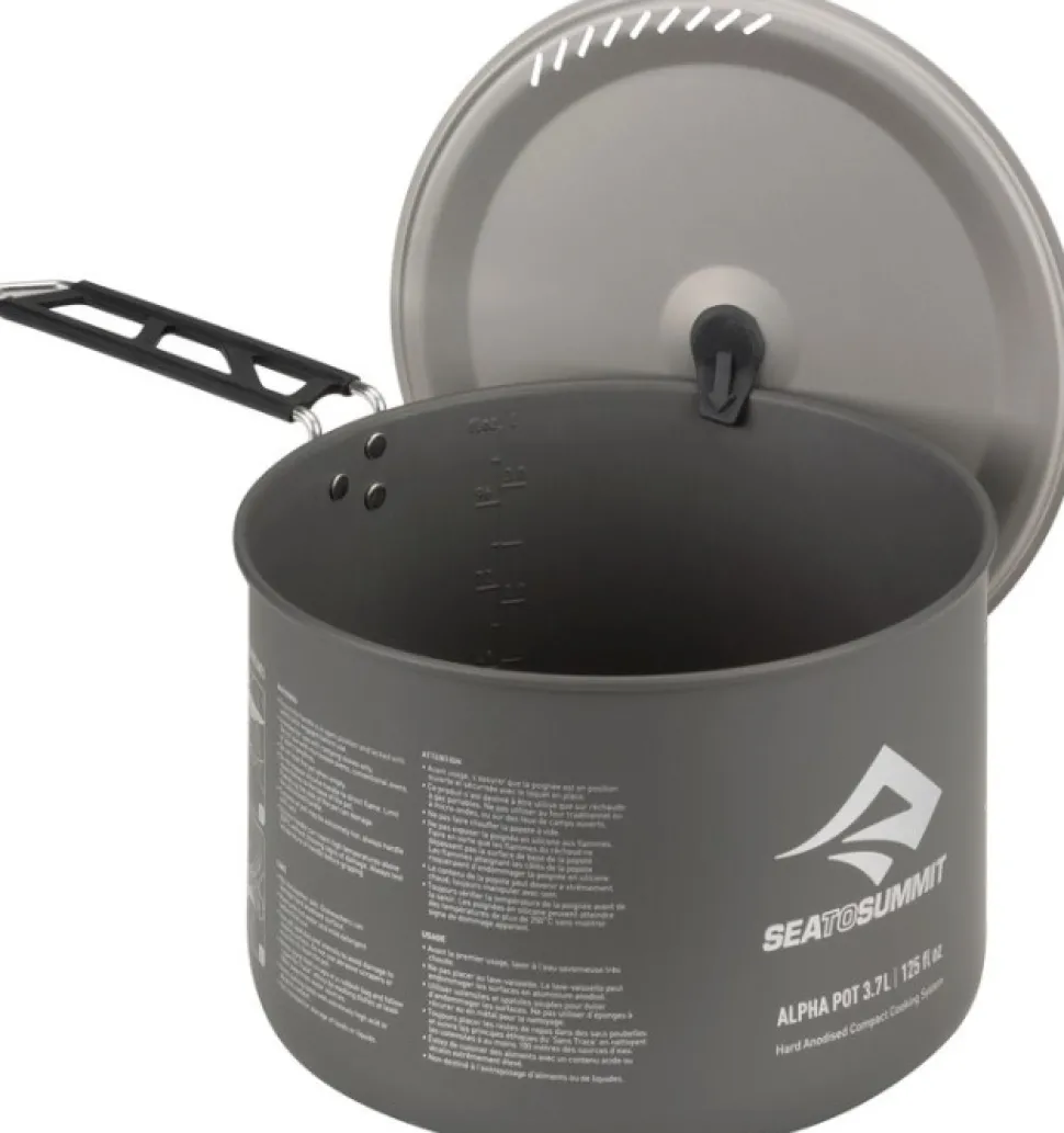 Sea To Summit Alpha Pot Kestava Ja Kevyt Kattila, 3,7 L