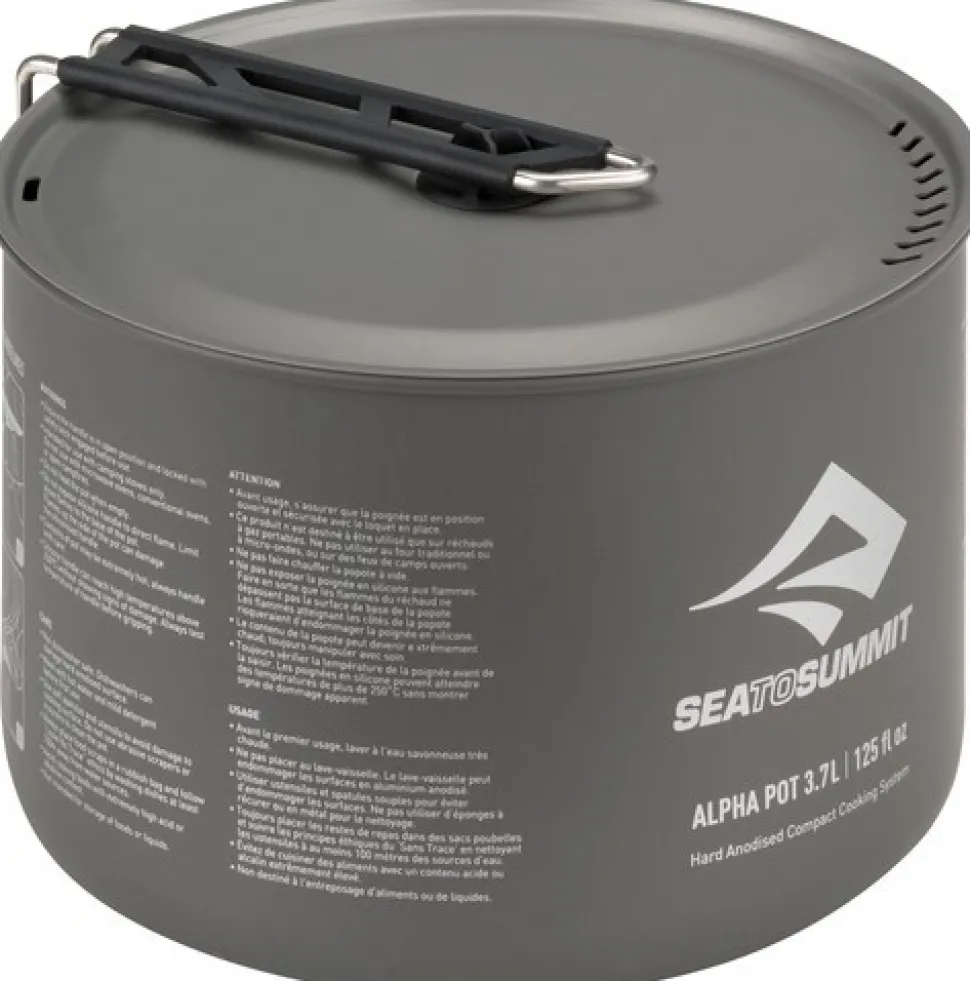 Sea To Summit Alpha Pot Kestava Ja Kevyt Kattila, 3,7 L