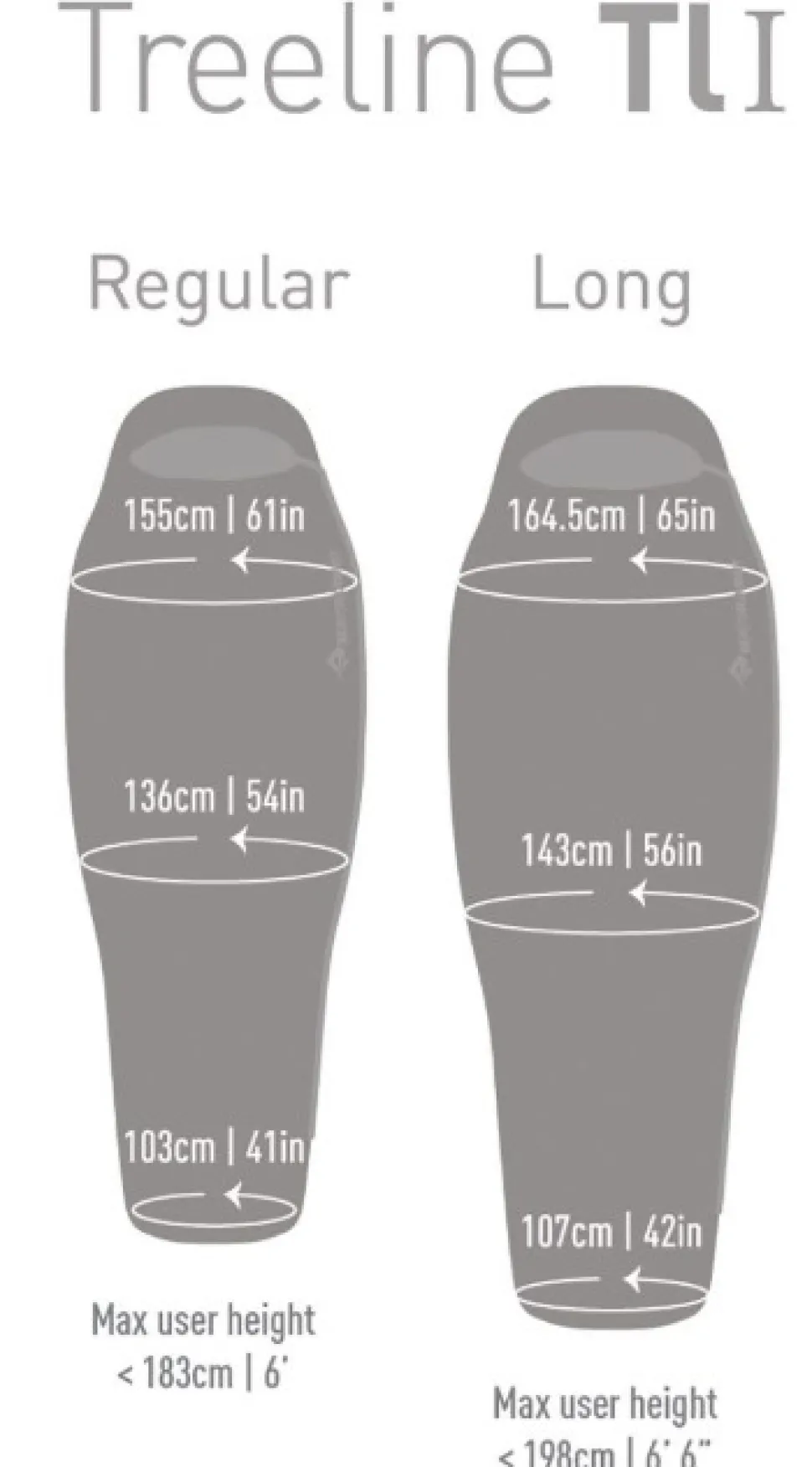 Sea To Summit Sleepbag Down Treeline Tli -3°C Long Unisex