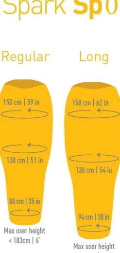 Sea To Summit Sleeping Bag Down Spark Sp0 9°C Long Unisex
