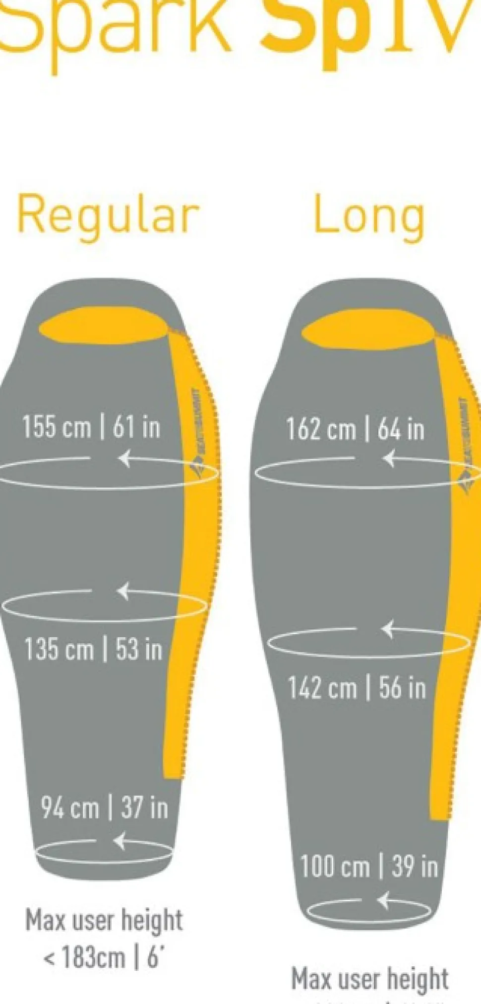 Sea To Summit Sleeping Bag Down Spark Spiv -15°C Long Unisex