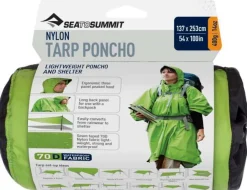 Sea To Summit Tarp Poncho Nylon Green