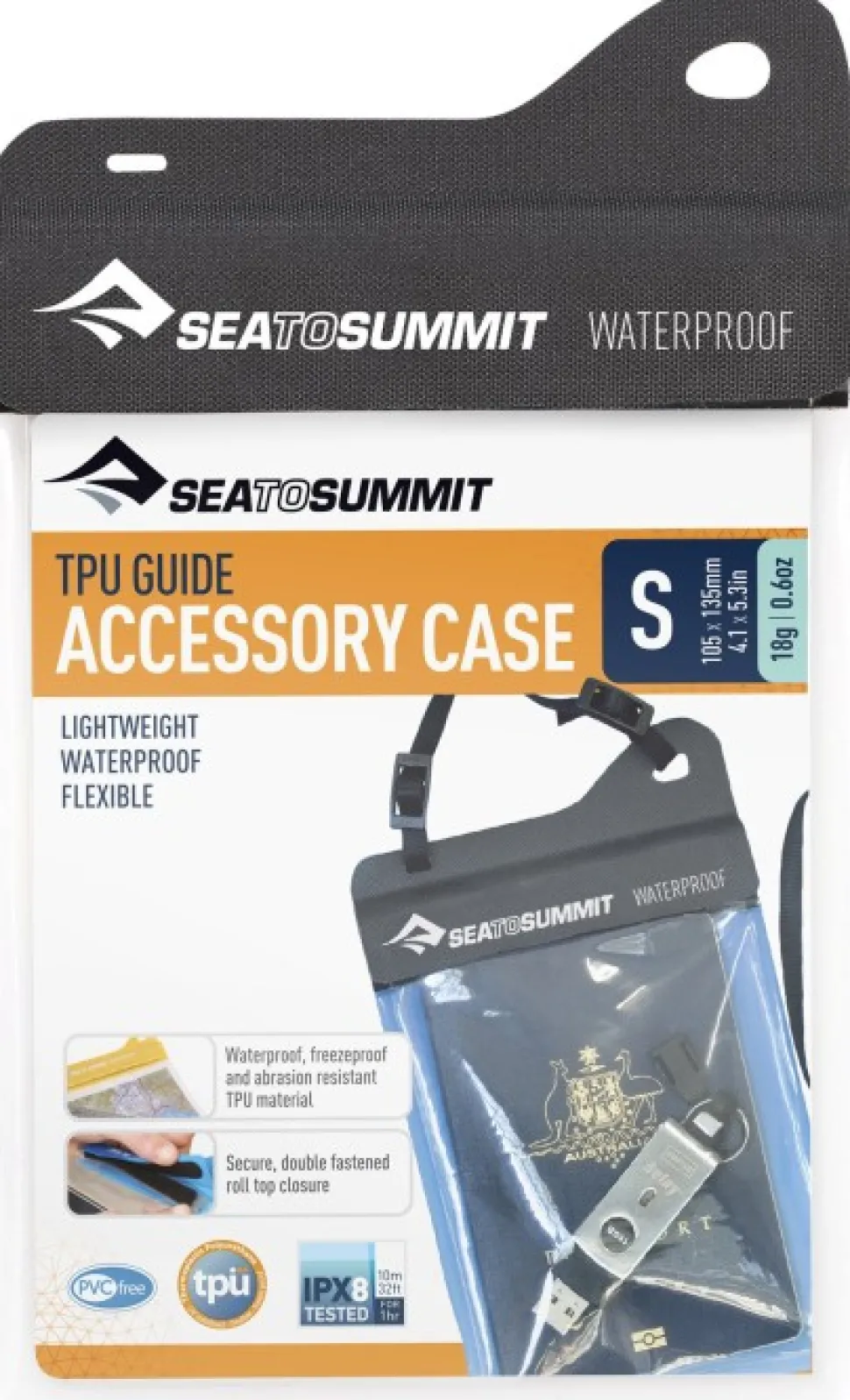 Sea To Summit Tpu Accessory Case Waterproof Small 135X105 Mm
