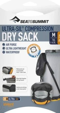 Sea To Summit Ultra-Sil Event Compression Dry Sack Medium 14L/4,5L Grey