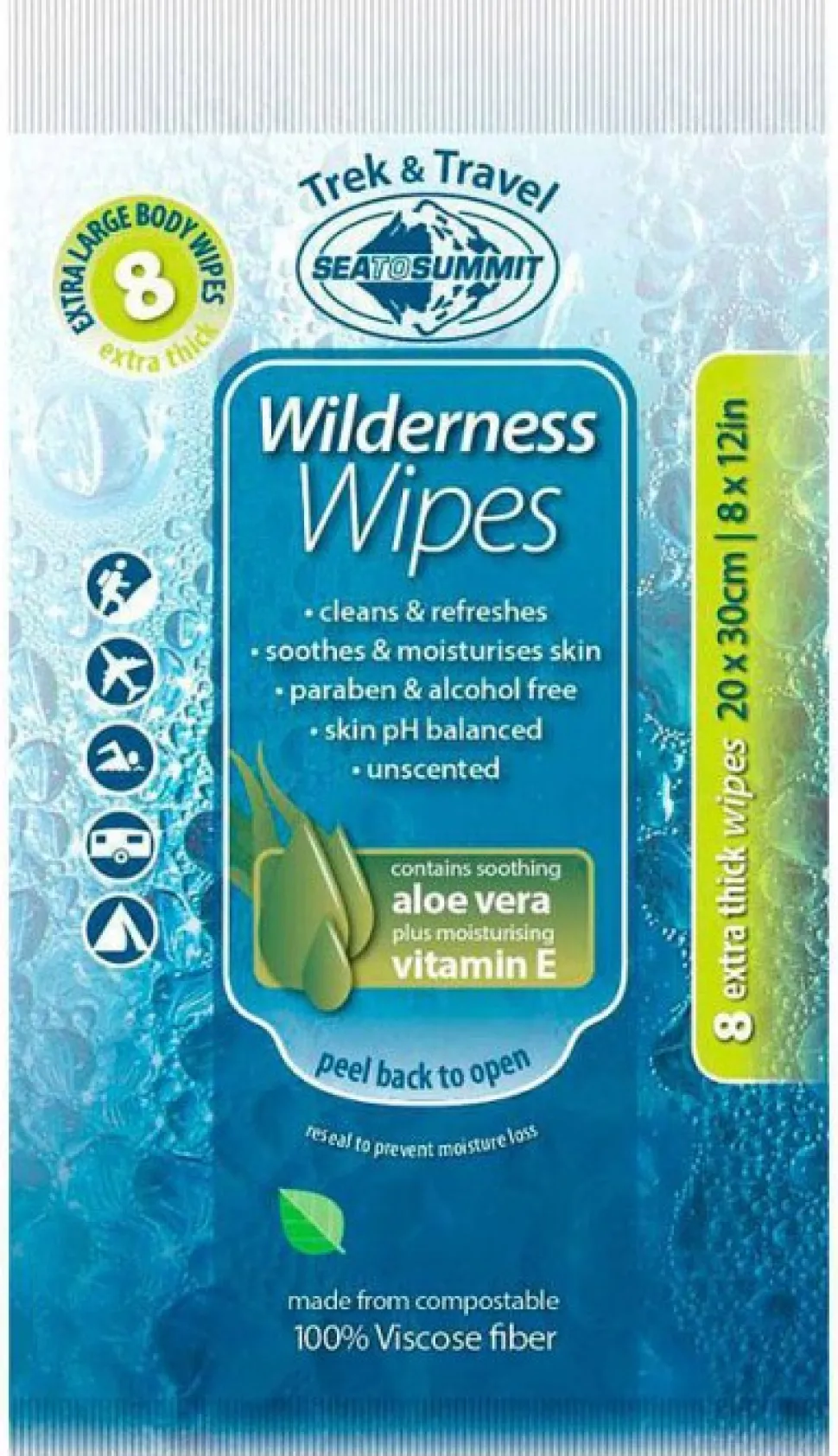 Sea To Summit Wilderness Wipes Xl 8-Pack