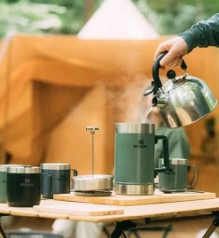 Stanley The Stay-Hot French Press Kahvitermos, 1,4 L, Harmaavihrea
