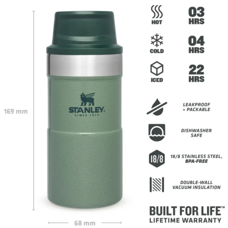 Stanley The Trigger-Action Travel Mug 0.25L Hammertone Green