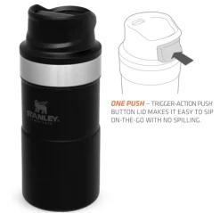 Stanley The Trigger-Action Travel Mug 0.25L Matte Black