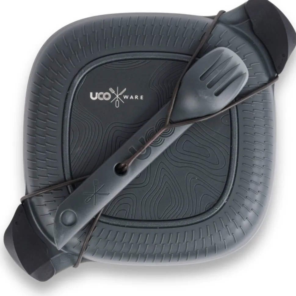 Uco Mess Kit Eco Rasiasetti (Sis. Luha), Tummanharmaa